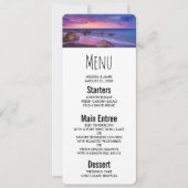 Mooie zonsondergang kustfoto kaart (Voorkant)