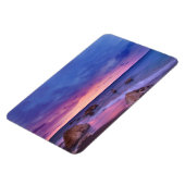 Mooie zonsondergang kustfoto magneet (Linkerzijde)