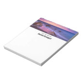 Mooie zonsondergang kustfoto notitieblok (Linkerzijde)