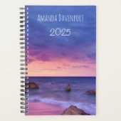 Mooie zonsondergang kustfoto planner (Voorkant)