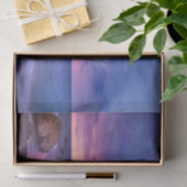 Mooie zonsondergang kustfoto tissuepapier (Geschenk)