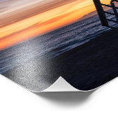 Mooie zonsondergang - Marina del Rey, CA Foto Afdruk (Hoek)