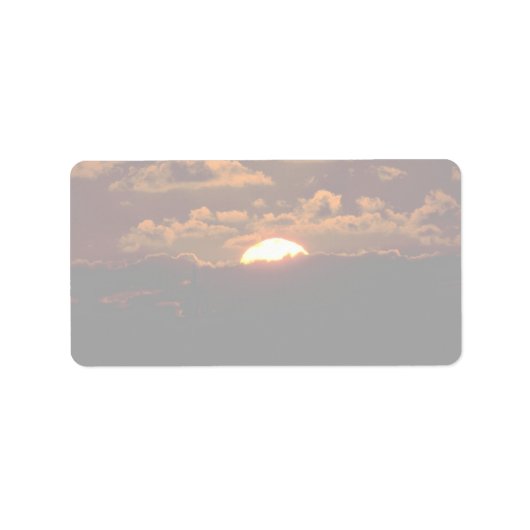 Mooie zonsondergang: Maui, Hawaï Etiket (Voorkant)
