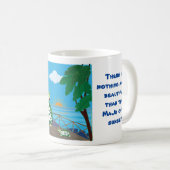 Mooie zonsondergang met MaJk Turtle Coffee-Mok Koffiemok (Voorkant rechts)