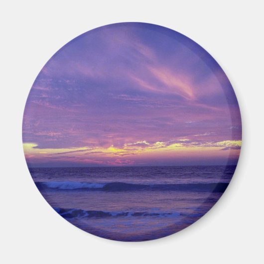 Mooie zonsondergang: Mission Beach, San Diego, Cal Magneet (Voorkant)