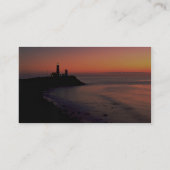 Mooie zonsondergang: Montauk Point Light House, la Visitekaartje (Achterkant)