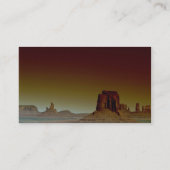 Mooie zonsondergang: Monument Valley, het Zuiden v Visitekaartje (Achterkant)