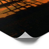 Mooie zonsondergang: Norfolk, Virginia Poster (Hoek)