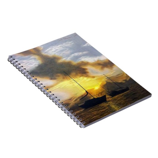 Mooie zonsondergang notitieboek (Rechterzijde)