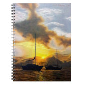 Mooie zonsondergang notitieboek (Voorkant)
