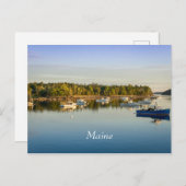 Mooie zonsondergang op de Maine kust Briefkaart (Voorkant / Achterkant)