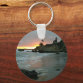 Mooie zonsondergang op de Shore Cliffs Sleutelhanger (Voorkant)