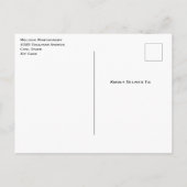 Mooie zonsondergang op een Calm Lake Save the Date Uitnodiging Briefkaart (Achterkant)