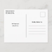 Mooie zonsondergang op een Calm Lake Verjaardag Uitnodiging Briefkaart (Achterkant)