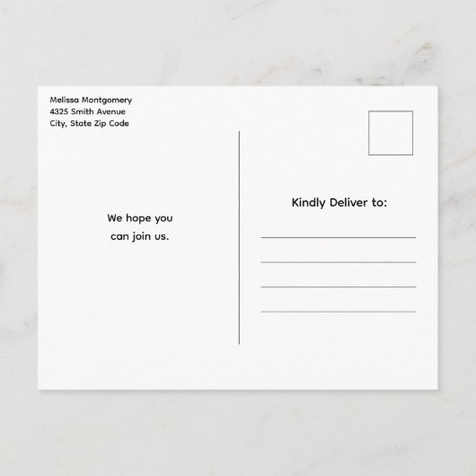 Mooie zonsondergang op een Calm Lake Verjaardag Uitnodiging Briefkaart (Achterkant)