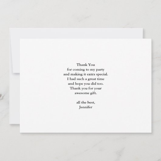 Mooie zonsondergang op een rustig meer bedankkaart (Achterkant)