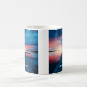 Mooie zonsondergang op een rustig meer koffiemok (Center)