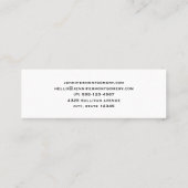 Mooie zonsondergang op een rustig meer mini visitekaartje (Achterkant)