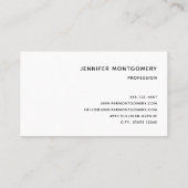 Mooie zonsondergang op een rustig meer visitekaartje (Achterkant)