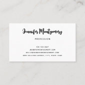 Mooie zonsondergang op een rustig meer visitekaartje (Achterkant)