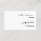 Mooie zonsondergang op een rustig meer visitekaartje (Achterkant)