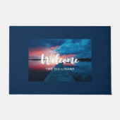 Mooie zonsondergang op een rustig meer Welkom Deurmat (Voorkant)