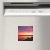 Mooie zonsondergang op het strand magneet (Insitu (Vaatwasser))