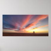 Mooie zonsondergang poster (Voorkant)