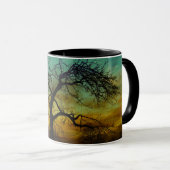 Mooie Zonsondergang Schitterend Landschap Fotograf Mok (Voorkant rechts)