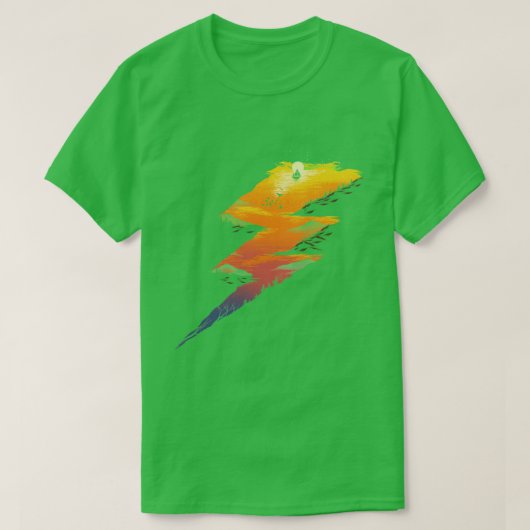 Mooie zonsondergang t-shirt (Design voorkant)