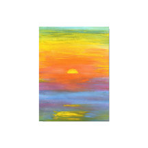 Mooie zonsondergang tinten