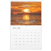 Mooie zonsondergangen en motivatie quotes kalender (Mar 2026)