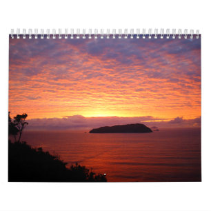 Mooie Zonsondergangen voor de kalenderoceanen Kalender