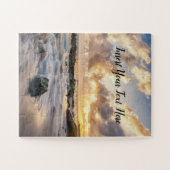 Mooie zonsopgang over het strand - Nusa Penida Bal Legpuzzel (Horizontaal)