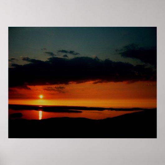 Mooie zonsopgang poster (Voorkant)