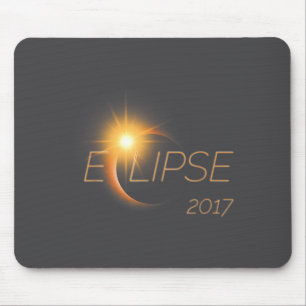 Mooie Zonsverduistering 2017 Grafisch Muismat
