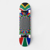 Mooie Zuid-Afrika vlag Skateboard (Voorkant)