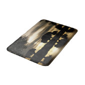 Mooie Zuidwestelijke Bathmat met buffels Badmat (Gekanteld)