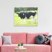 Mooie Zuivelkoe Foto Muur Canvas Kunst (Insitu (Woonkamer))