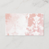 Mooie zwaan bloemenluier Baby shower Raffle Informatiekaartje (Achterkant)