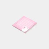 Mooie Zwaan Delicate Post-It Notities Post-it® Notes (Schuin)