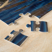 Mooie zwaan en blauw water legpuzzel (Zijkant)