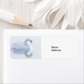 Mooie zwaan labels (Insitu)