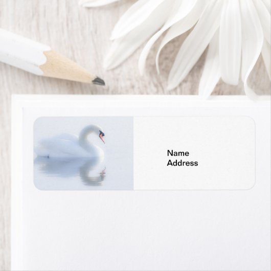 Mooie zwaan labels (Insitu)