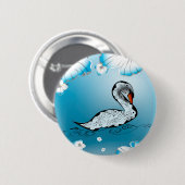 Mooie zwaluw ronde button 5,7 cm (Voorkant /achterkant)