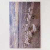 Mooie zwanen in de Morning Puzzle Legpuzzel (Verticaal)