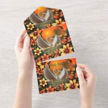 Mooie zwanen in liefde.