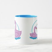 Mooie zwanen mok (Midden)