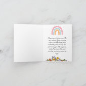 Mooie zwangerschapsquote moeder kaart (Binnen)