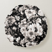 Mooie zwart en licht sepia toon bloemen